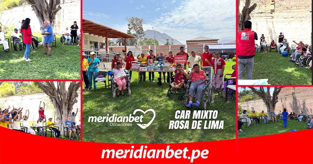 Meridianbet hizo voluntariado en el CAR Rosa de Lima