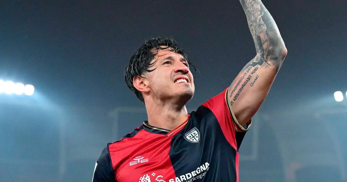 (VIDEO) Lapadula anotó golazo en triunfo (4-2) del Cagliari sobre Salernitana