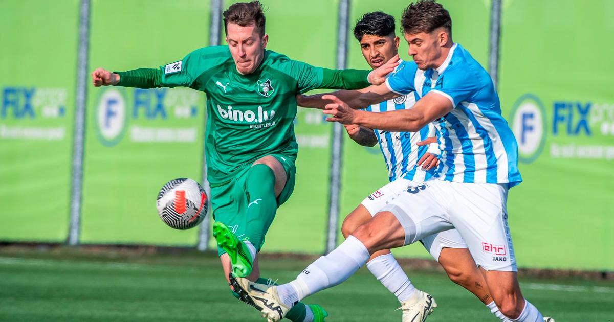 Con Luis Iberico como titular, Riga FC volvió a ganar en la liga de Letonia