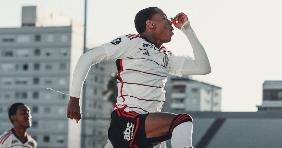 Flamengo derrotó a Defensor Sporting en la Libertadores sub 20