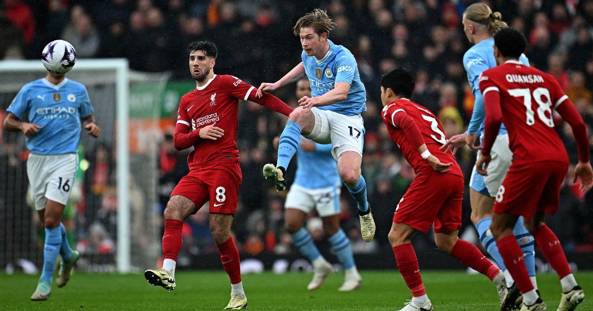 Liverpool y Manchester City igualaron 1-1 por la Premier League