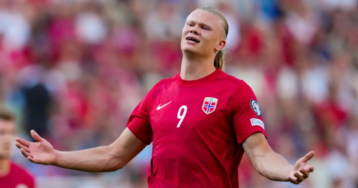 Noruega con Haaland empató con Eslovaquia en partido amistoso