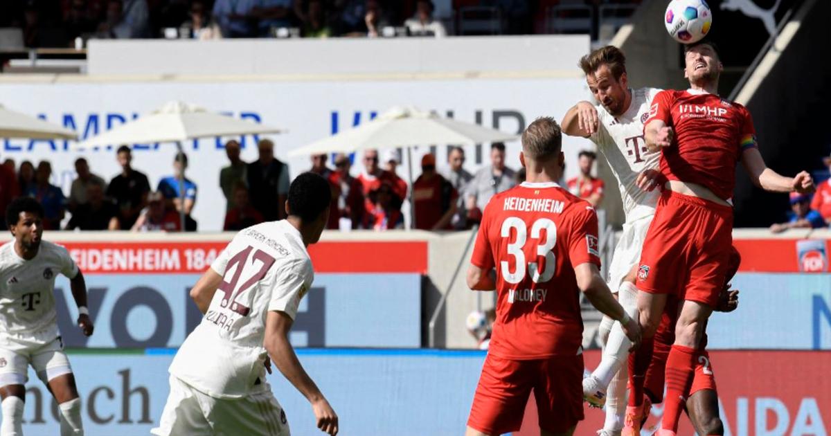 ¡Salto al vacío! Bayern Múnich cayó ante débil Heidenheim por Bundesliga alemana