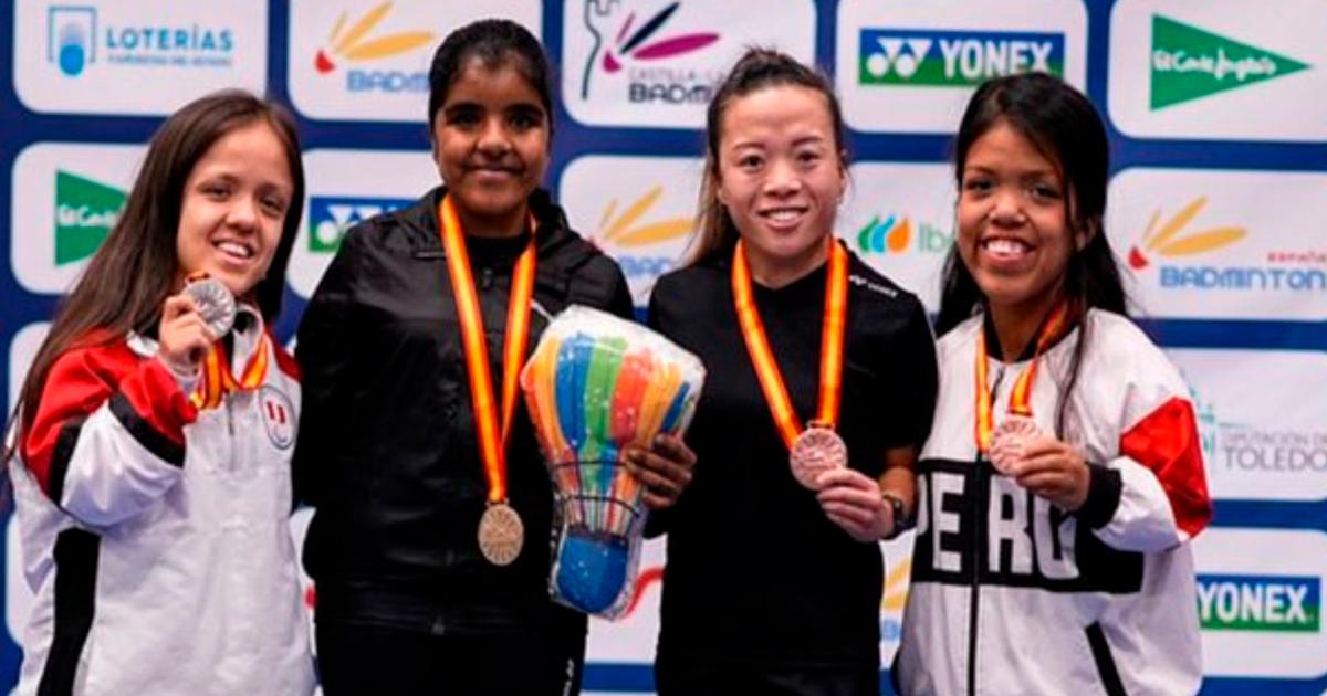 Equipo peruano de Parabagminton tuvo gran desempeño en torneo de España