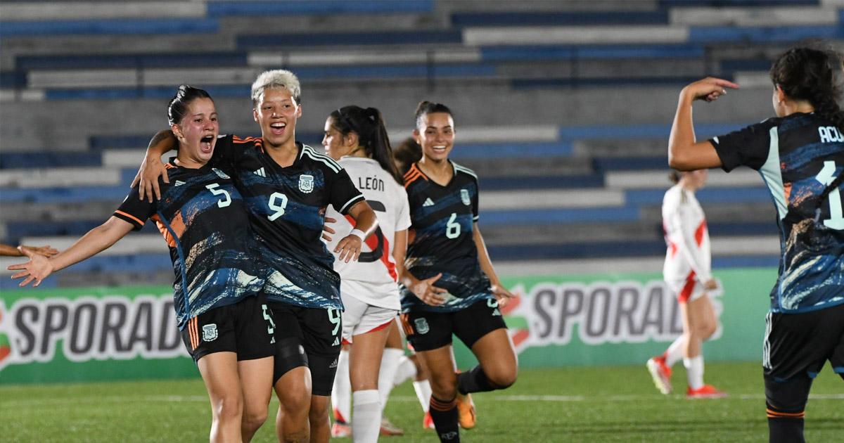 🔴#ENVIVO | Argentina vence 4-0 a Perú por el hexagonal final del Sudamericano Sub-20