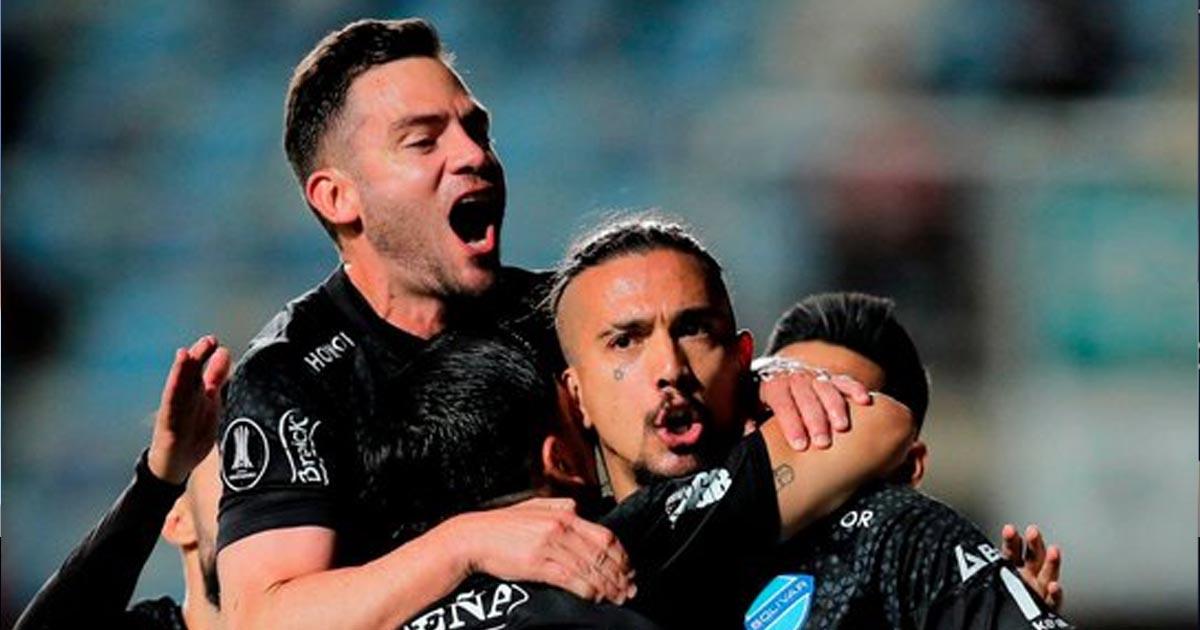 (VIDEO) Bolívar goleó 4-0 a Palestino en Chile por la Copa Libertadores
