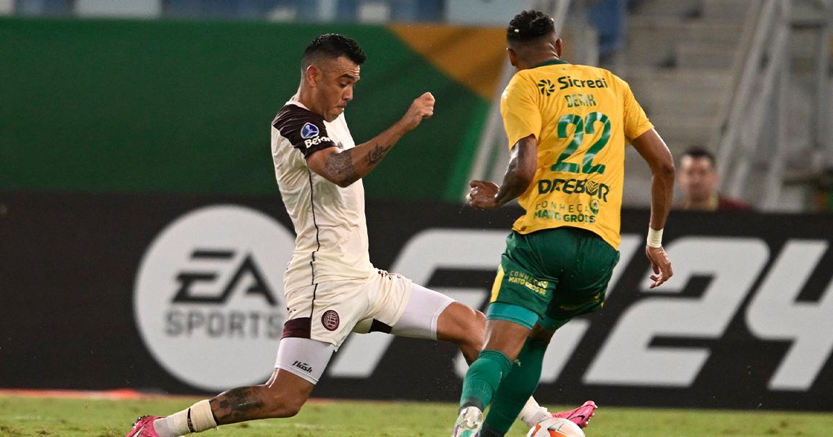 (VIDEO) Ojo, Garcilaso: Lanús rescató un empate en Brasil ante Cuiabá