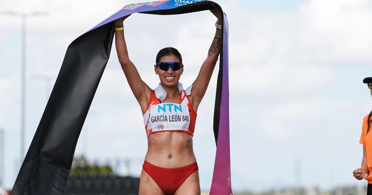 ¡Orgullo peruano! Kimberly García ganó medalla de oro en Mundial de Marcha por Equipos en Antalya