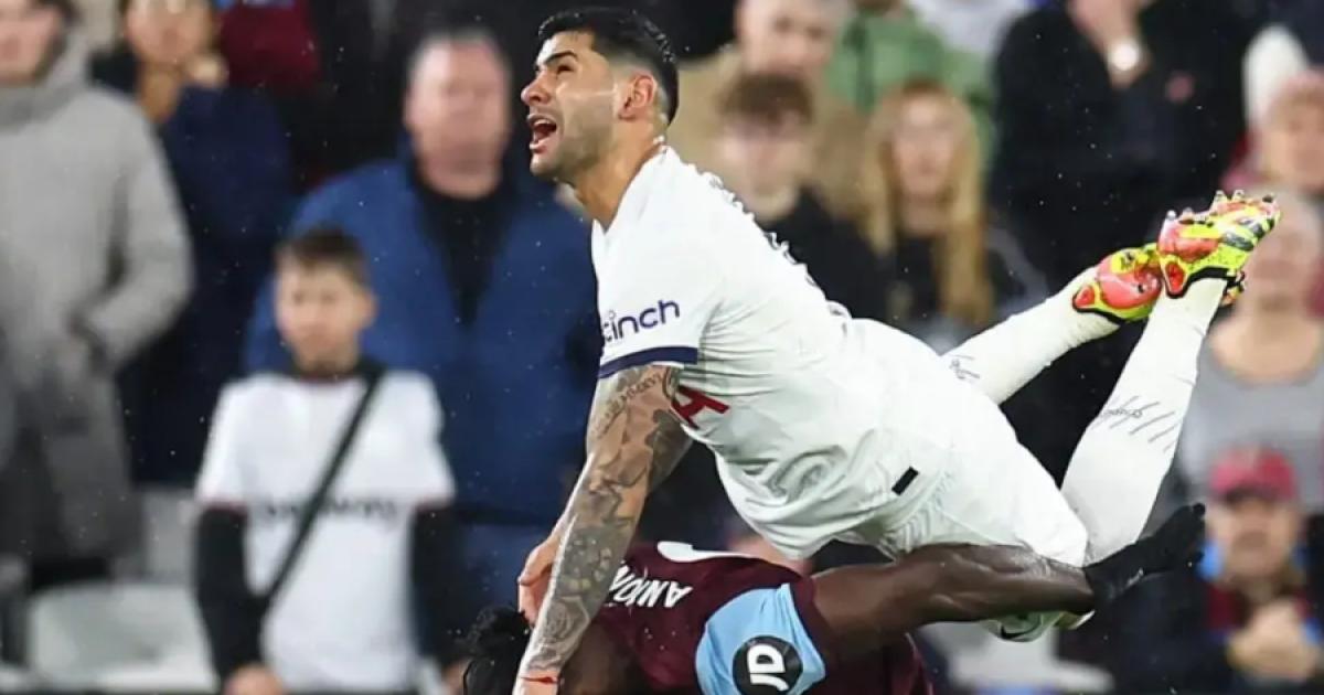 Tottenham igualó a uno con West Ham y continúa peleando en la Premier League