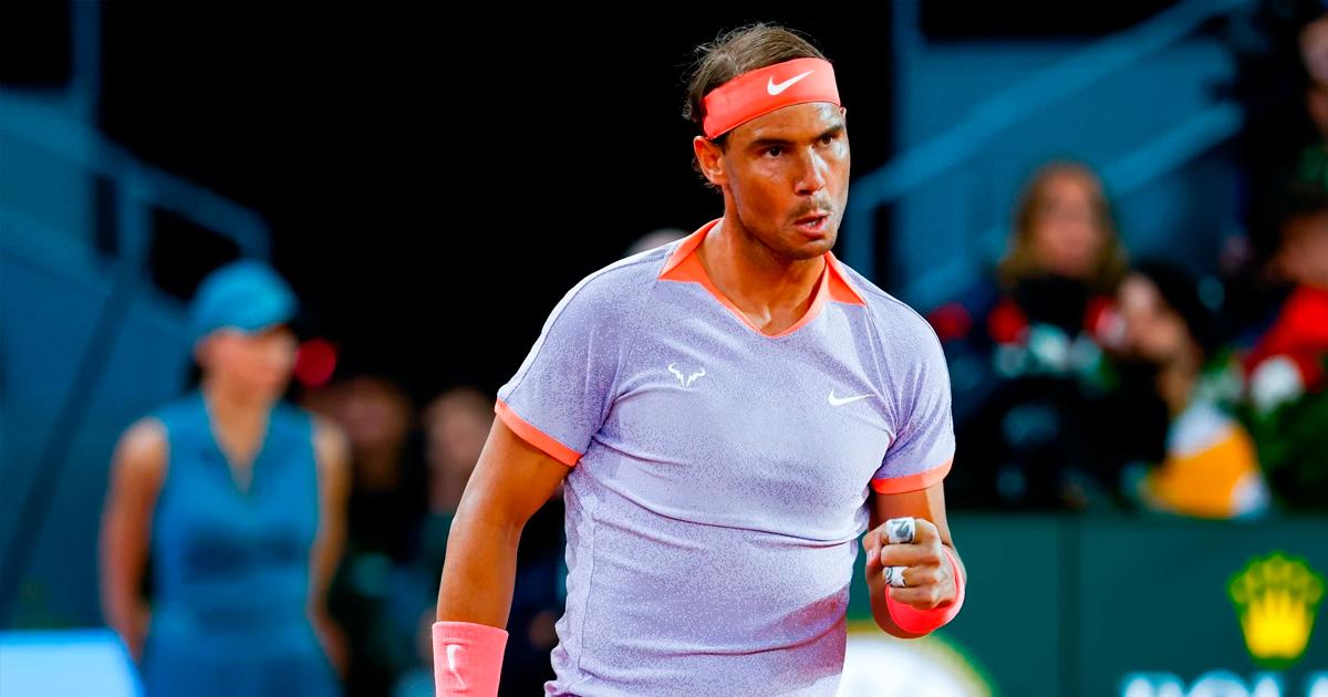 (VIDEO) Nadal accedió a octavos de final en el Challenger de Madrid