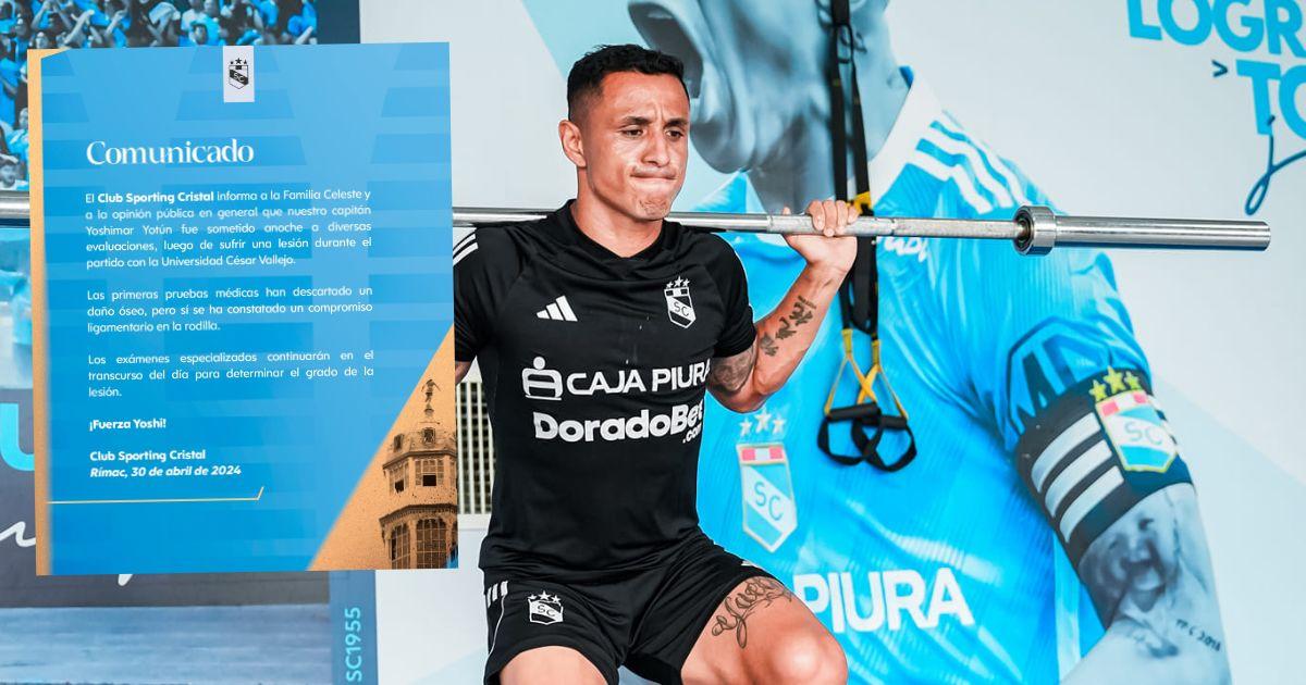 Cristal sobre lesión de Yotún: "Se ha constatado un compromiso ligamentario en la rodilla"