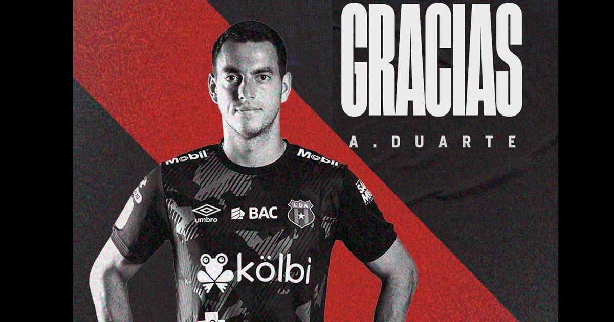Alajuelense se despidió de Alejandro Duarte