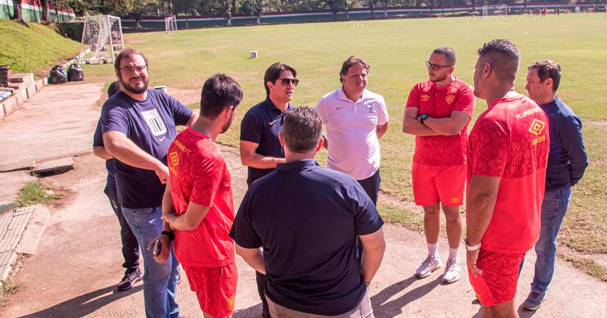 Alianza se reunió con directivos del 'Flu' para conocer cómo trabajan en la formación de menores