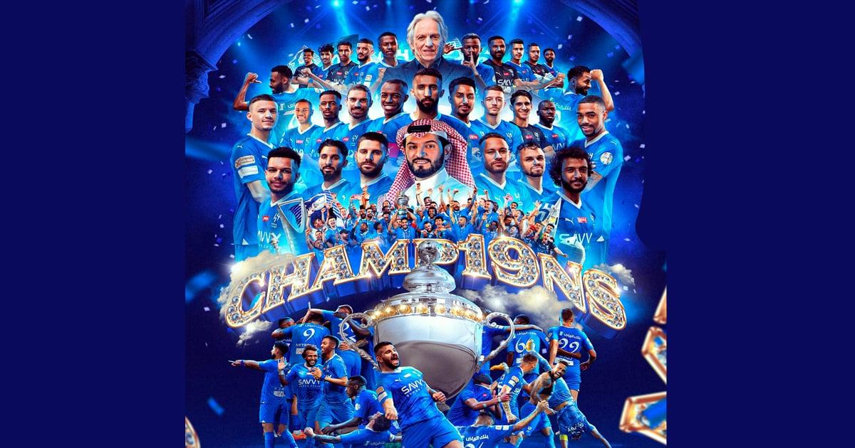 ¡Al Hilal goleó y se coronó campeón en Arabia Saudita a falta de tres fechas!
