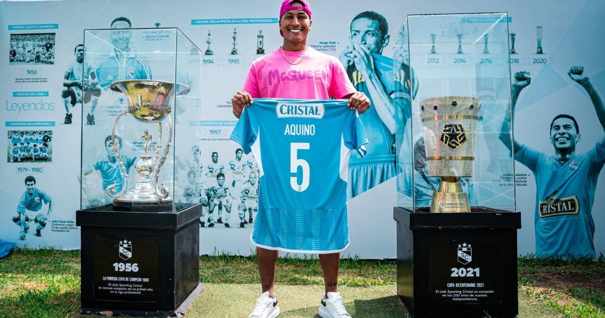 Aquino visitó al plantel de Sporting Cristal