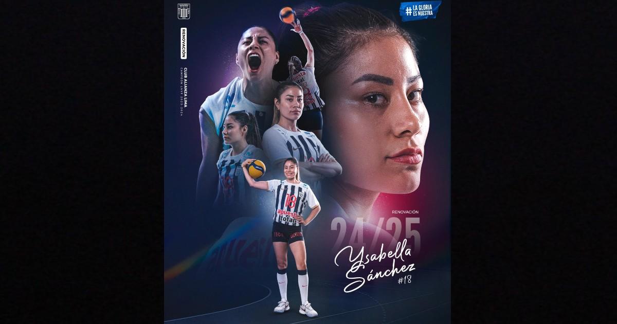 Ysabella Sánchez renovó con Alianza Lima