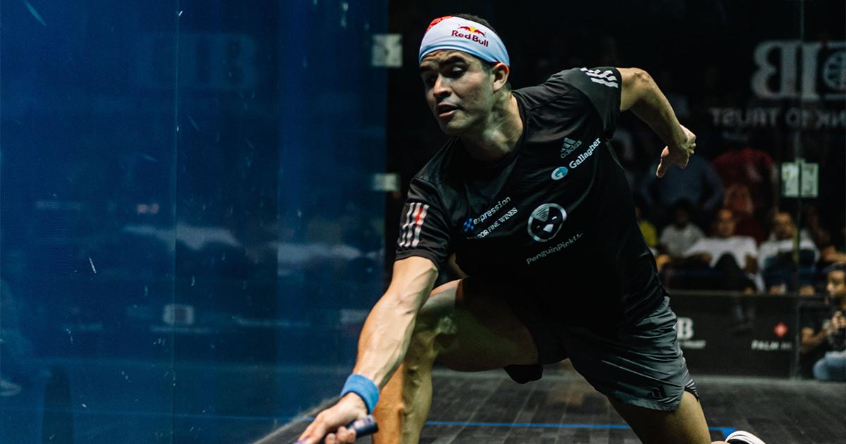 Diego Elías debutó con triunfo en el PSA World Championship