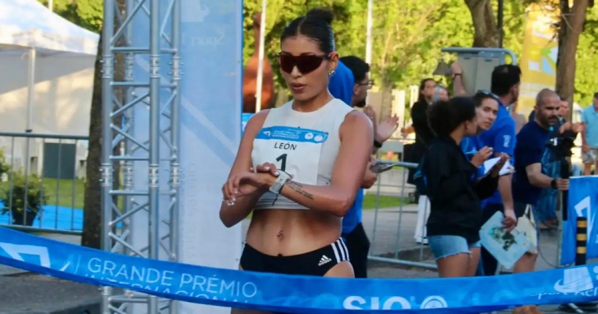 Kimberly García se colgó la medalla de oro en los 20 kilómetros en Portugal 