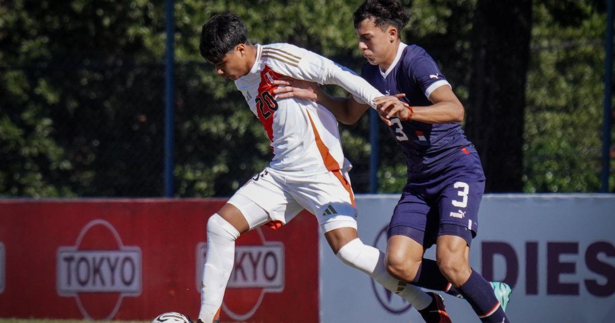 Selección sub 17 empató ante Paraguay en amistoso