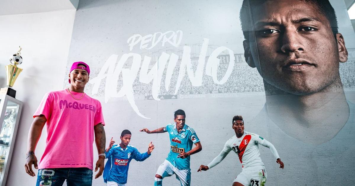 Aquino visitó al plantel de Sporting Cristal