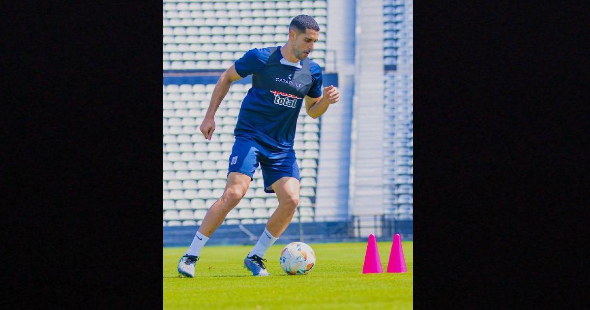 Sabbag ya entrena con pelota en Alianza Lima