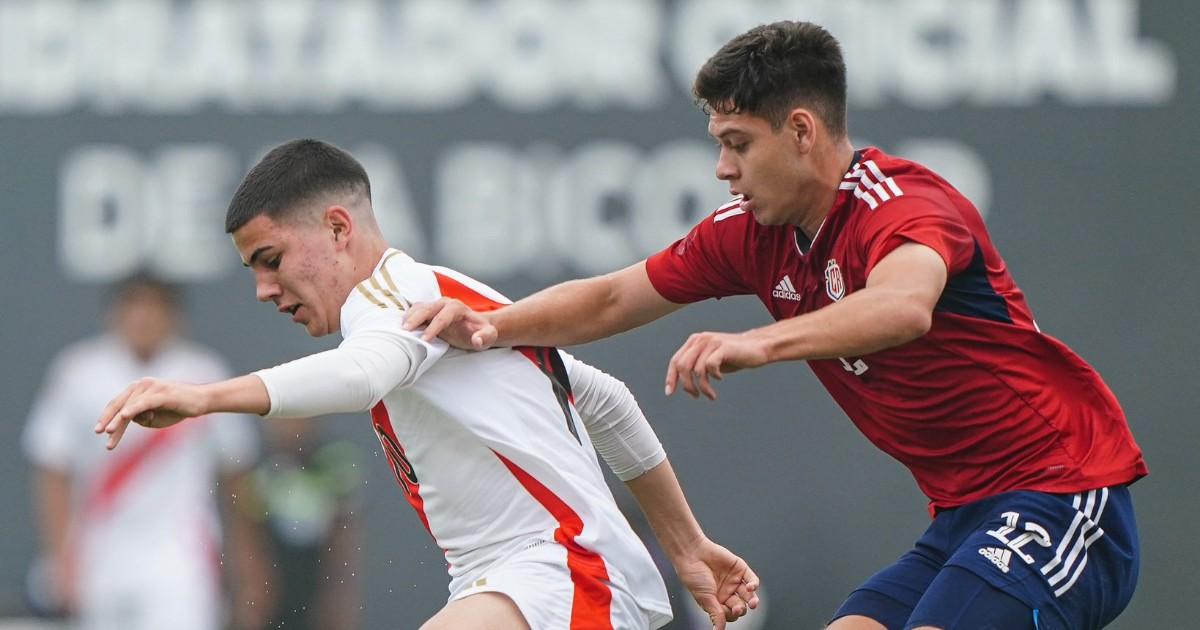 (FOTOS) Selección sub 20 se impuso por 1-0 a Costa Rica en amistoso
