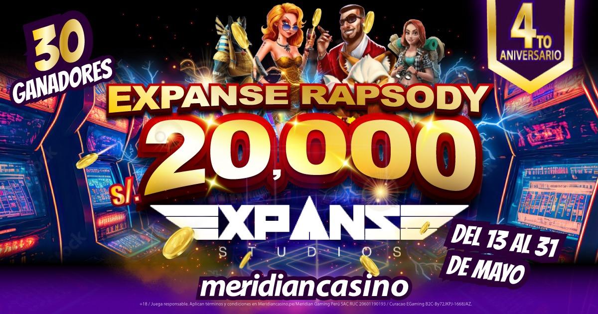 Meridian Casino festeja su aniversario con Expanse Rapsody