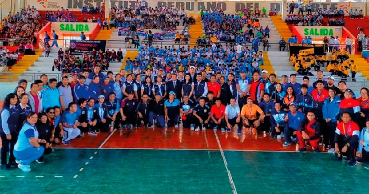 IPD inauguró Juegos Escolares Deportivos en Huánuco