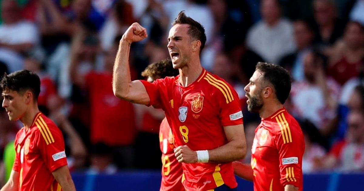 s(FOTOS) ¡Contundente! España goleó por 3-0 a Croacia por el grupo B de la Eurocopa 