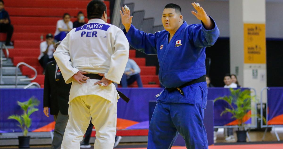 Judoka mundialista Tatsuru Saito fue la gran atraccion del Open Panamericano Lima 2024