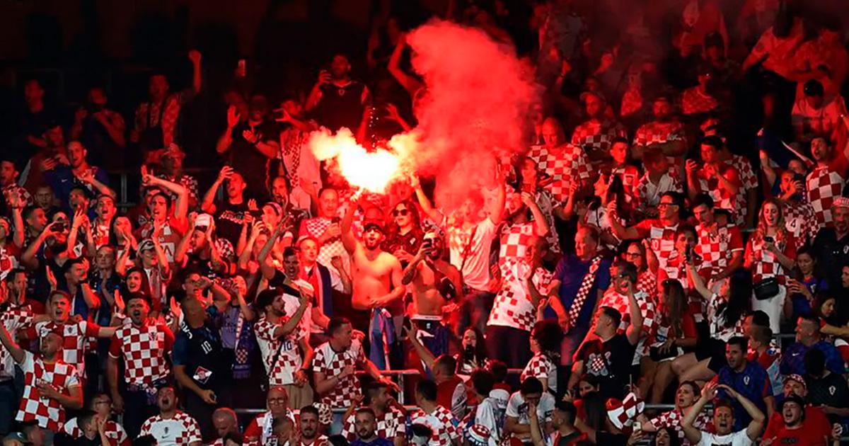 UEFA multó con más de 220 mil euros a Croacia por mal comportamiento de sus hinchas