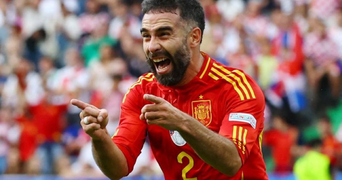 (FOTOS) ¡Contundente! España goleó por 3-0 a Croacia por el grupo B de la Eurocopa 
