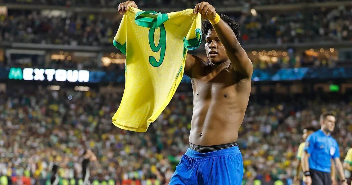  Endrick: "Cuando Dios y Dorival quieran colocarme, daré mi vida por Brasil"