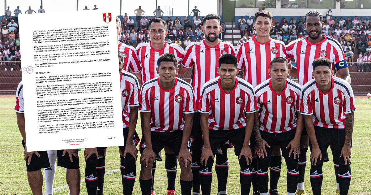 Futbolistas de Unión Huaral y Juan Aurich podrán fichar por otros clubes