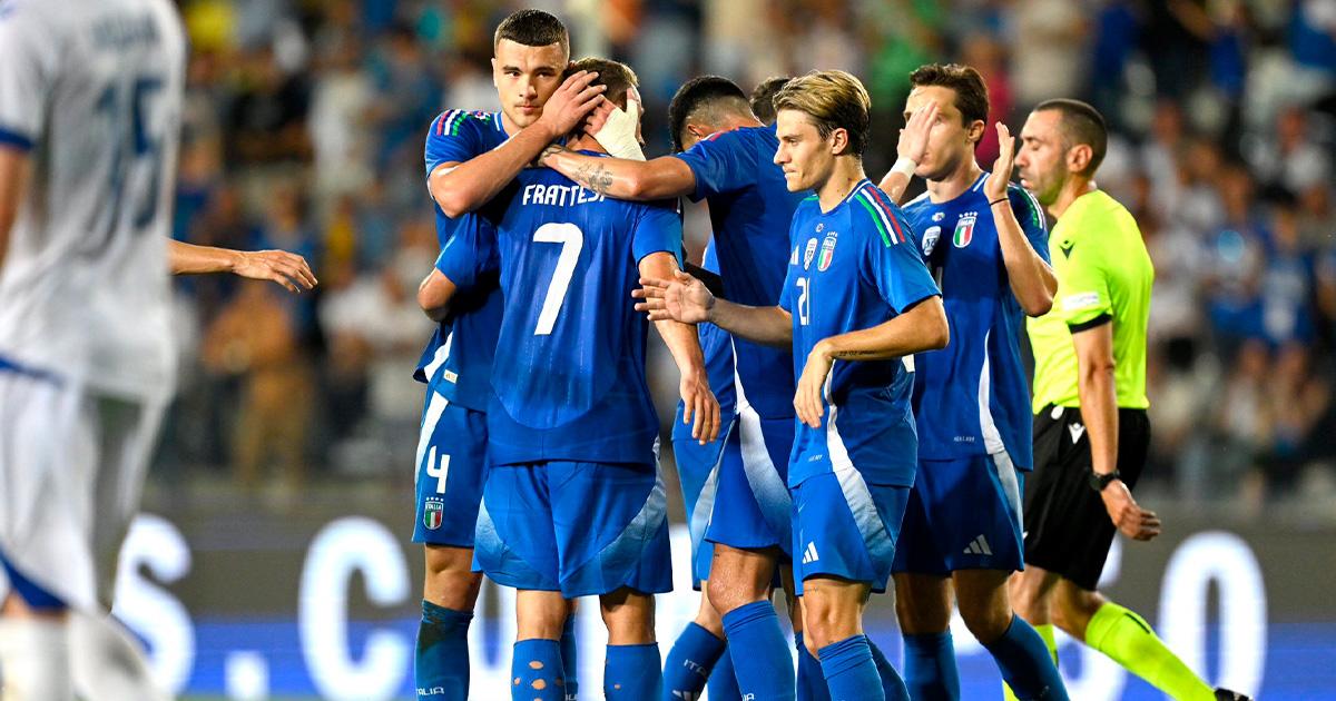 Italia venció por la mínima a Bosnia y ahora apunta a la Eurocopa 2024