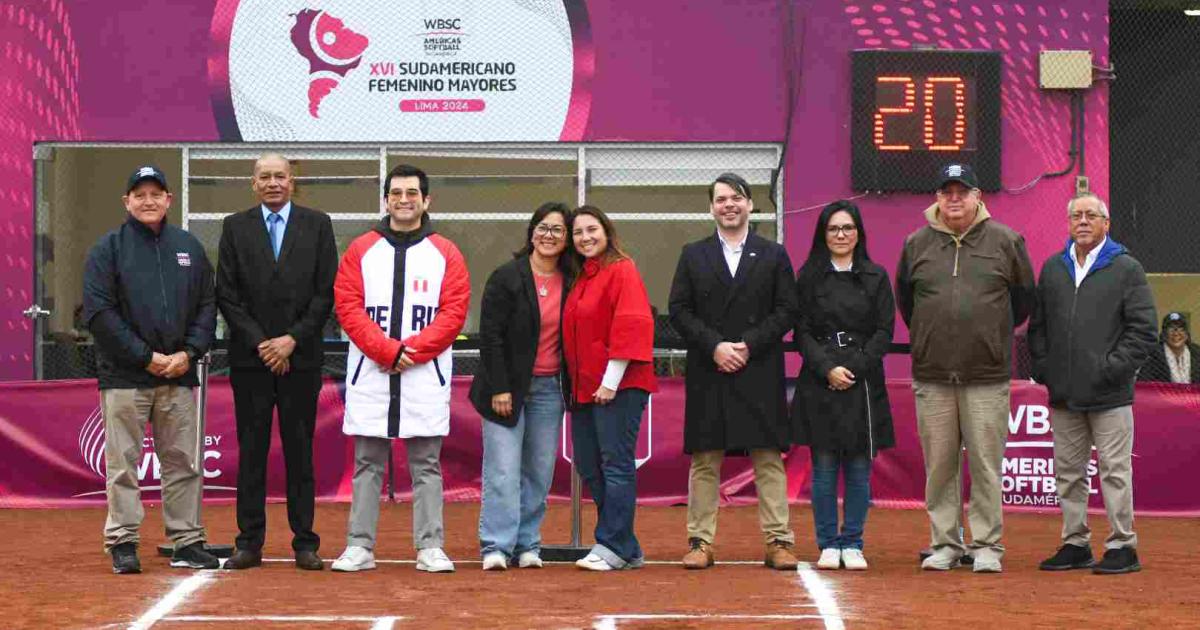 (FOTOS) Se inauguró Sudamericano de softbol femenino mayores Lima 2024