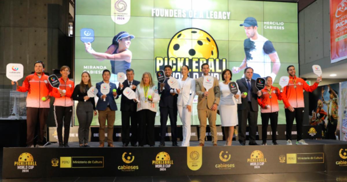 Copa Mundial de Pickleball 2024 Edición Bicentenario se realizará en el Perú