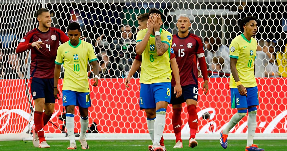 (FOTOS) ¡No pudo romper la muralla 'tica'! Brasil igualó 0-0 ante Costa Rica
