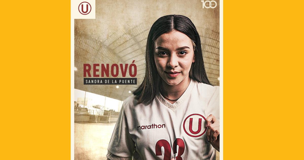 ¡Seguirá siendo crema! Sandra de la Puente renovó contrato con Univeristraio