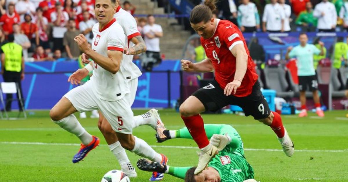 ¡Lo pasó por encima! Austria venció 3-1 a Polonia por la Eurocopa 2024
