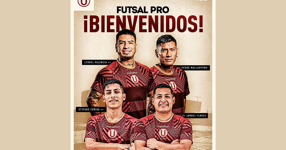 Universitario presentó a sus refuerzos de su equipo de futsal