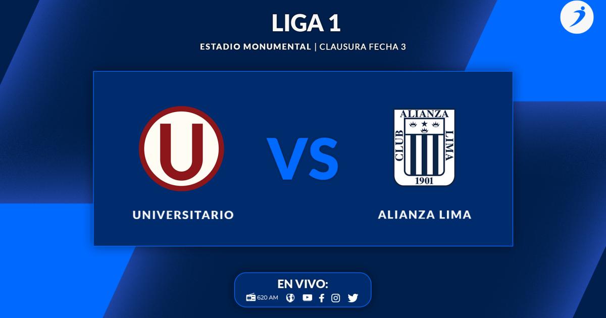 🔴ENVIVO Sigue aquí las incidencias del clásico entre la 'U' y Alianza