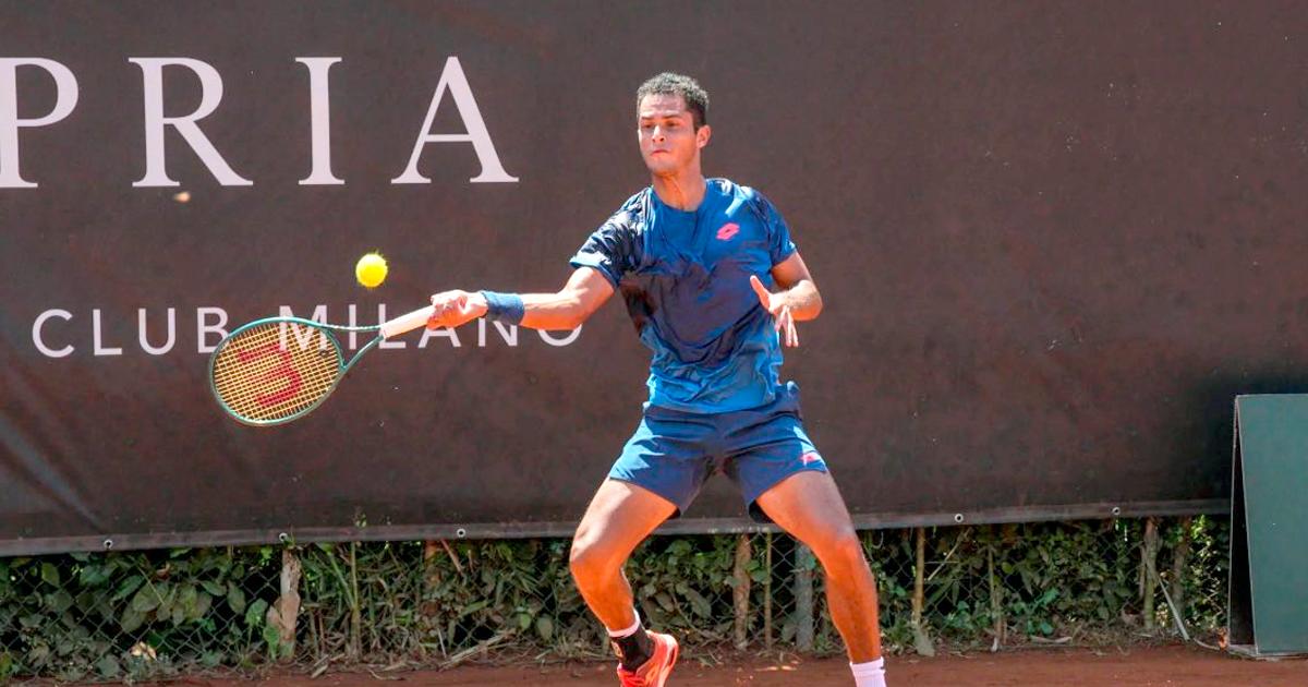 ¡Dura derrota! Varillas cayó ante juvenil suizo y fue eliminado de Challenger 125 'Dialéctico Zug Open'