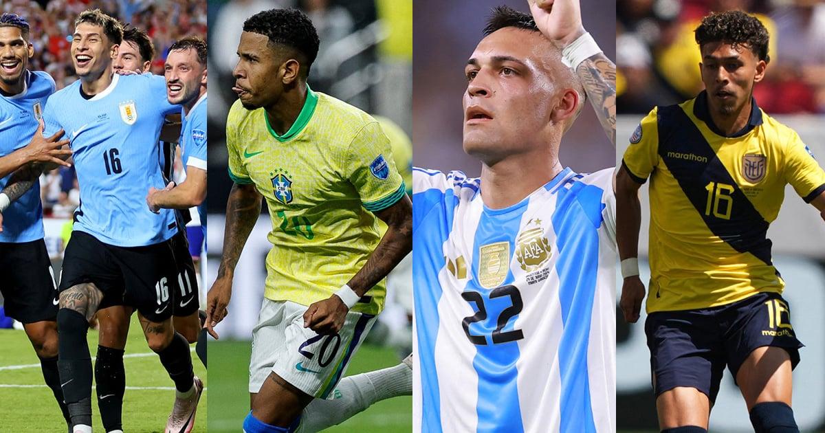 ¡Partidazos! Así se jugarán los cuartos de final de la Copa América