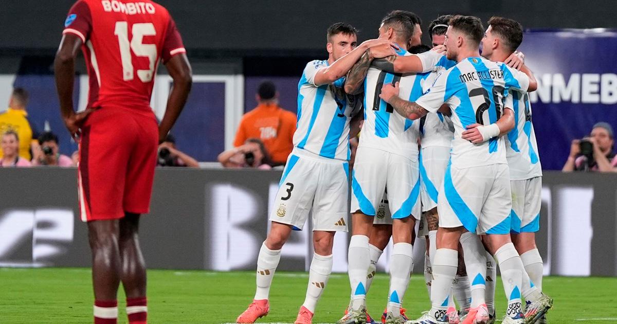 🔴#ENVIVO Argentina vence 2-0 a Canadá en la semifinal de la Copa América