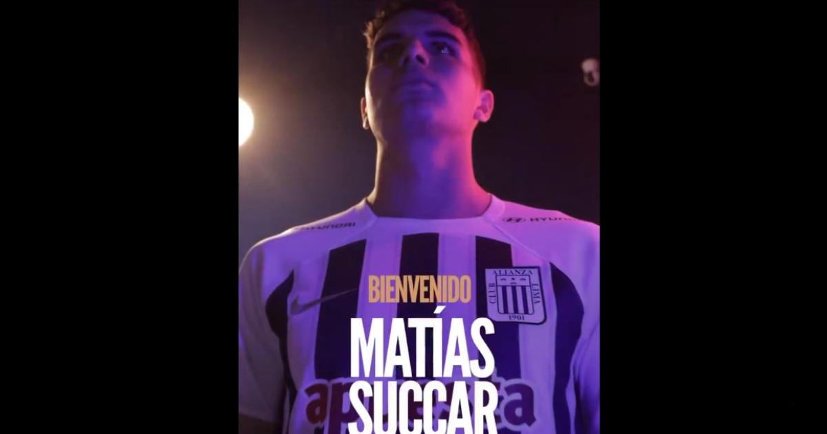 ¡Ya es 'blanquiazul'! Alianza Lima oficializó fichaje de Succar