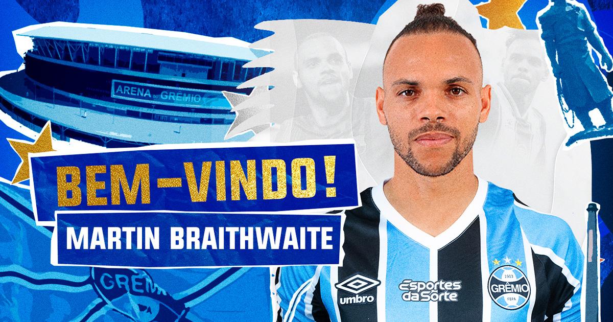Una estrella más: Martin Braithwaite es nuevo jugador de Gremio
