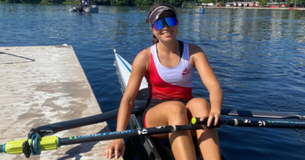    Adriana Sanguineti quedó quinto en el Scull femenino individual