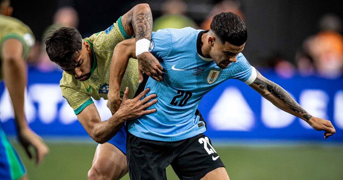 🔴#ENVIVO Uruguay iguala sin goles ante Brasil por cuartos de final de la Copa América