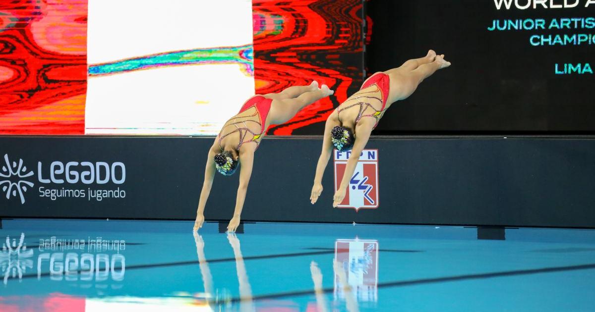 Peruanas se ubicaron entre las mejores del mundial de natación artística